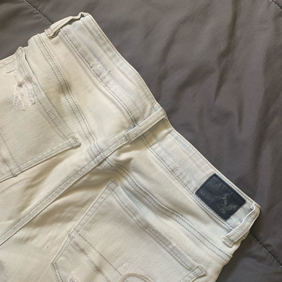 Light Wash Jean Shorts - Picture 4 of 11